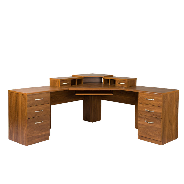 Millwood Pines Leavy LShape Desk & Reviews Wayfair Canada